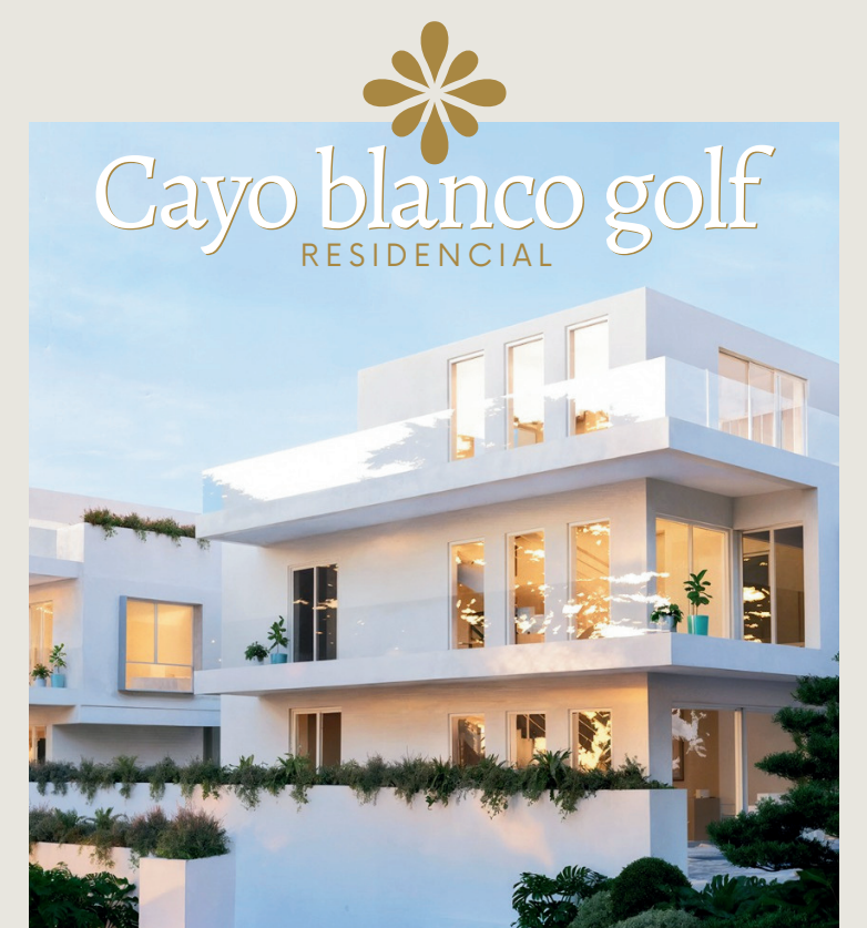 Cayo Blanco Golf RESIDENCIAL - República Dominicana - Playa Nueva Romana. Le invitamos al exclusivo lanzamiento de nuestro nuevo proyecto residencial en primera línea del campo de golf PGA Ocean's 4 Golf Course, único en el país, con acabados de la más alta calidad y diseño contemporáneo excepcional. Le esperamos el 24 de marzo a las 17:00 en el Centro de Ocio Aire en Playa Nueva Romana. www.cavoblancogolf.com Contact us for more info + 1 (829) 9461 198 info@cayoblancogolf.com CARIBBEANINVEST https://www.caribbeaninvestsrd.com/ PLAYA NUEVA ROMANA REPÚBLICA DOMINICANA hola@caribbeaninvestrd.com WhatsApp: +1 (809) 993 8444 https://invertir-republica-dominicana.com/contacto/ #republicadominicana #cayoblancogolf #caribbeaninvestrd #residencia #FelicianoCedeño